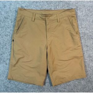 Alpine‎ Design Mens Tan Khaki Technical Hiking Shorts Size 32 Stretch Outdoor